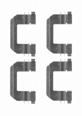 HELLA PAGID Tarvikesarja, jarrupala 8DZ 355 204-391